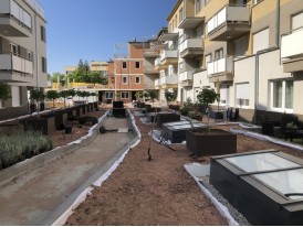 Kivitelezés közben.